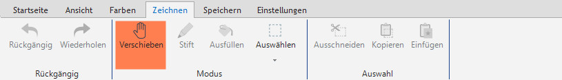 Menü Zeichnen des Diamond Art Creator